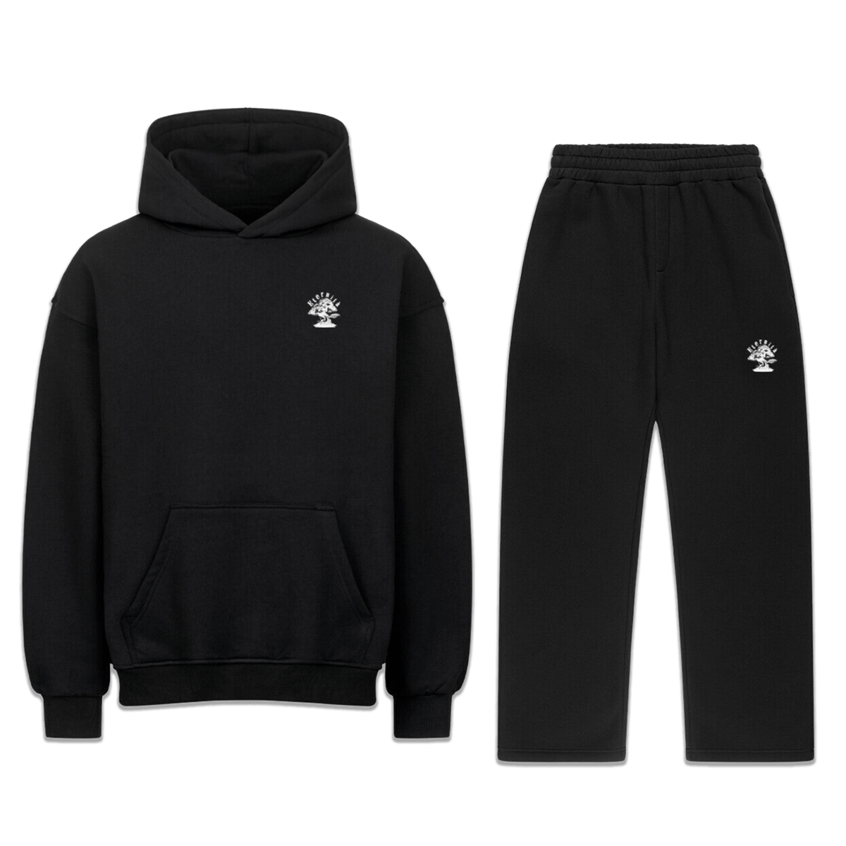 Basic Tracksuit - Black - Eternita